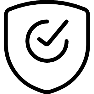 Shield Check 1 Icon from Ultimate Light - Free Set