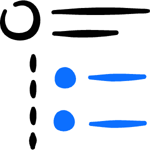 Ui Webpage Bullets Icon from Freehand Duotone - Free Set