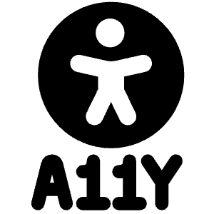 A11y Accessibility Disability Icon from Ultimate Bold - Free Set