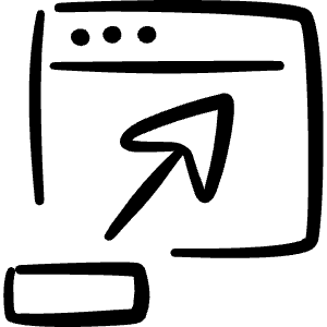 App Window Expand Icon from Freehand Line - Free Set