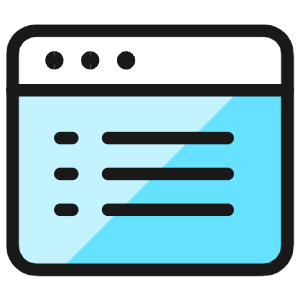 App Window Text Icon from Ultimate Colors - Free Set