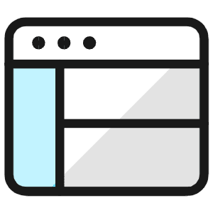 Browser Page Layout Icon from Ultimate Colors - Free Set