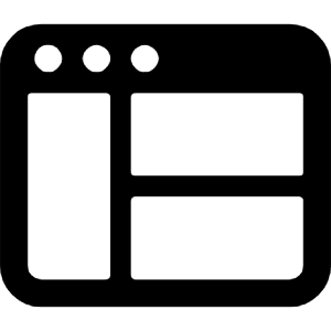 Browser Page Layout Icon from Ultimate Bold - Free Set