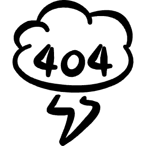 Bug Cloud Error Icon from Freehand Line - Free Set