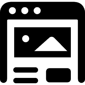 Coding Apps Website Browser Image Icon from Ultimate Bold - Free Set