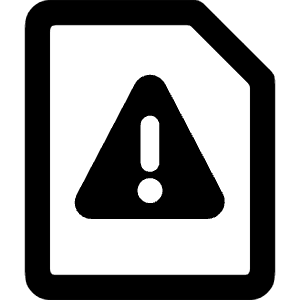 Coding Apps Website Virus Files Alert 1 Icon from Ultimate Bold - Free Set