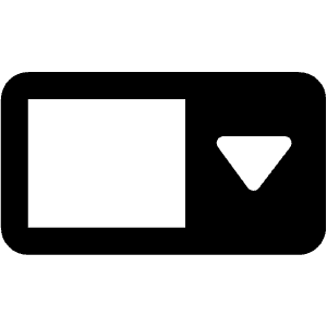 Coding Apps Website Web Form Drop Down Menu 1 Icon from Ultimate Bold - Free Set