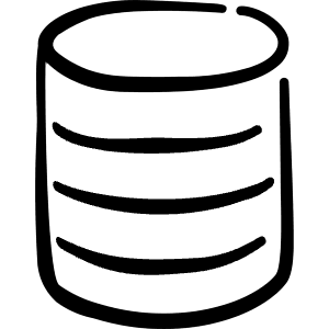 Database Icon from Freehand - Free Set