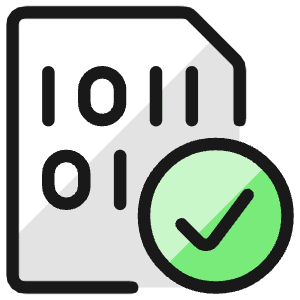 File Code Check Icon from Ultimate Colors - Free Set