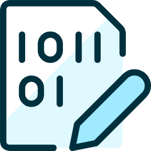 File Code Edit Icon from Ultimate Duotone - Free Set