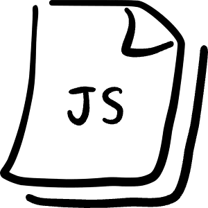 File Code Js Javascript Icon from Freehand Line - Free Set
