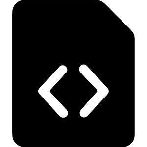 File Code Icon from Ultimate Bold - Free Set