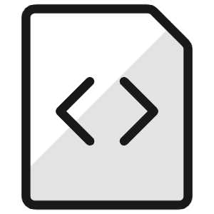 File Code Icon from Ultimate Colors - Free Set