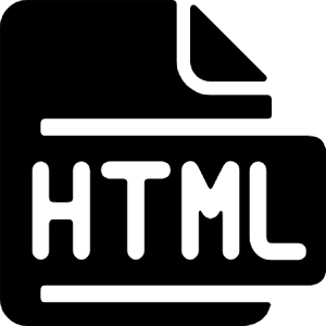 File Html Icon from Ultimate Bold - Free Set