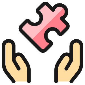 Module Hands Puzzle Icon from Ultimate Colors - Free Set