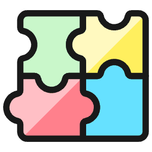 Module Puzzle Icon from Ultimate Colors - Free Set