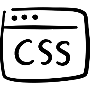 Programming Language Browser Css Icon from Freehand - Free Set