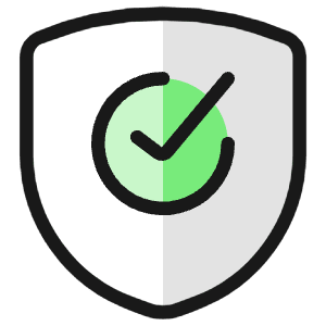Shield Check 1 Icon from Ultimate Colors - Free Set