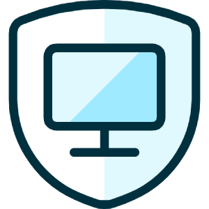 Shield Monitor Icon from Ultimate Duotone - Free Set