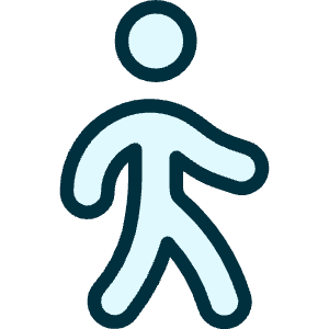 Walking Icon from Ultimate Duotone - Free Set