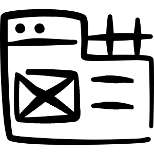 Website Development Build Icon from Freehand Line - Free Set