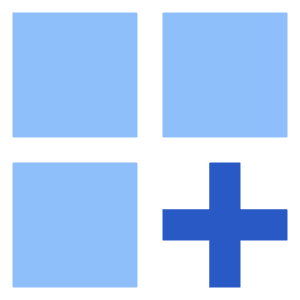 Application Add Icon from Sharp Flat - Free Set