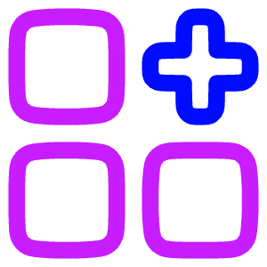 Application Add Icon from Plump Neon - Free Set