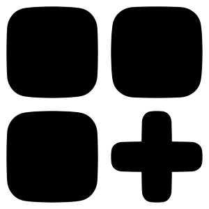 Application Add Icon from Plump Solid - Free Set