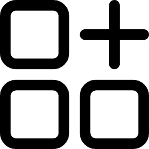 Application Add Icon from Core Line - Free Set