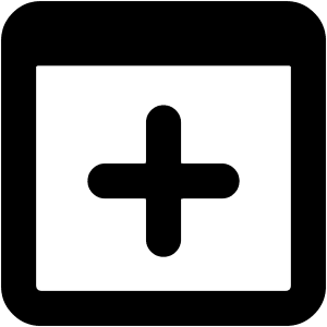 Browser Add Icon from Core Solid - Free Set