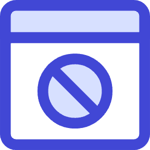 Browser Block Icon from Core Duo - Free Set
