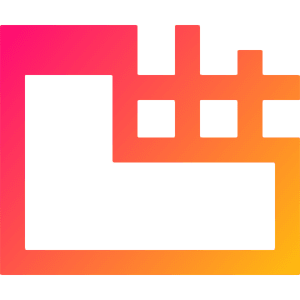 Browser Build Icon from Sharp Gradient- Free Set