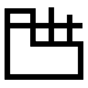 Browser Build Icon from Sharp Line - Free Set