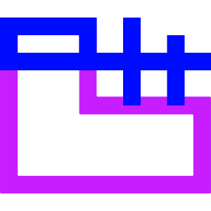 Browser Build Icon from Sharp Neon - Free Set