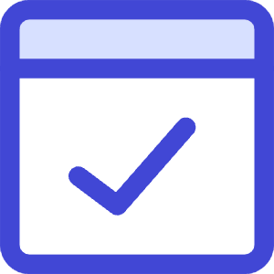 Browser Check Icon from Core Duo - Free Set