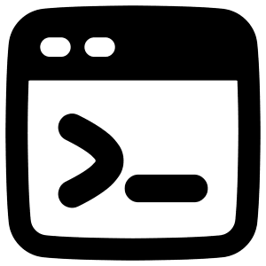 Browser Code 1 Icon from Plump Remix - Free Set