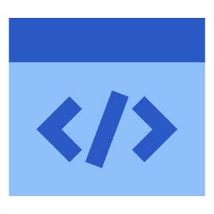 Browser Code 2 Icon from Sharp Flat - Free Set