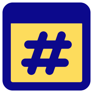 Browser Hash Icon from Core Pop - Free Set