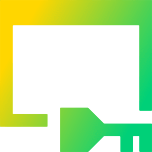 Browser Key Icon from Sharp Gradient- Free Set