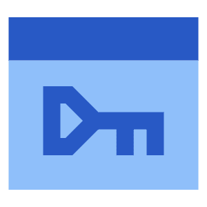 Browser Key Icon from Sharp Flat - Free Set