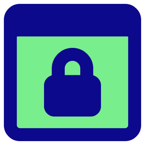Browser Lock Icon from Core Pop - Free Set