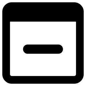 Browser Remove Icon from Core Remix - Free Set