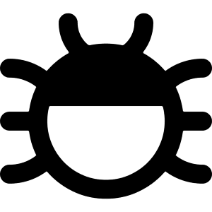 Bug Icon from Core Remix - Free Set