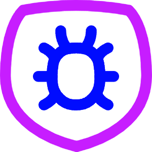 Bug Antivirus Shield Icon from Flex Neon - Free Set