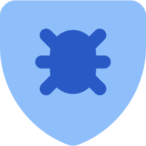 Bug Antivirus Shield Icon from Core Flat - Free Set