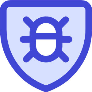 Bug Antivirus Shield Icon from Core Duo - Free Set