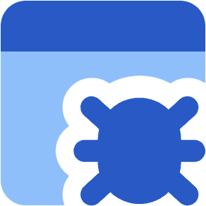 Bug Virus Browser Icon from Core Flat - Free Set