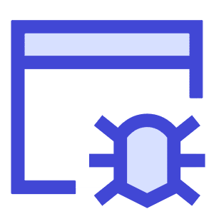 Bug Virus Browser Icon from Sharp Duo - Free Set