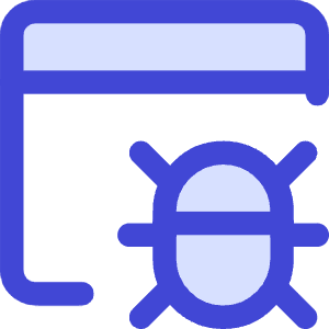 Bug Virus Browser Icon from Core Duo - Free Set