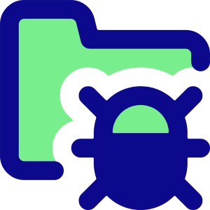 Bug Virus Folder Icon from Core Pop - Free Set